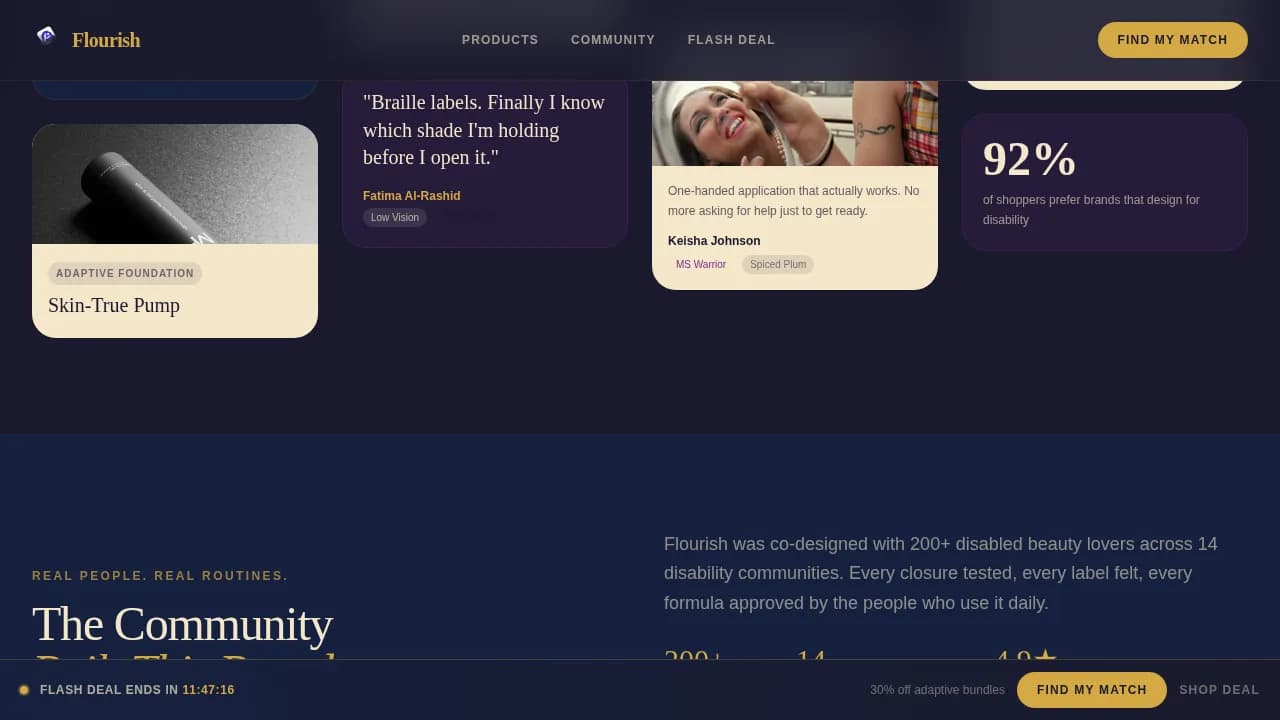Disability-Owned Pre-Launch Website Template