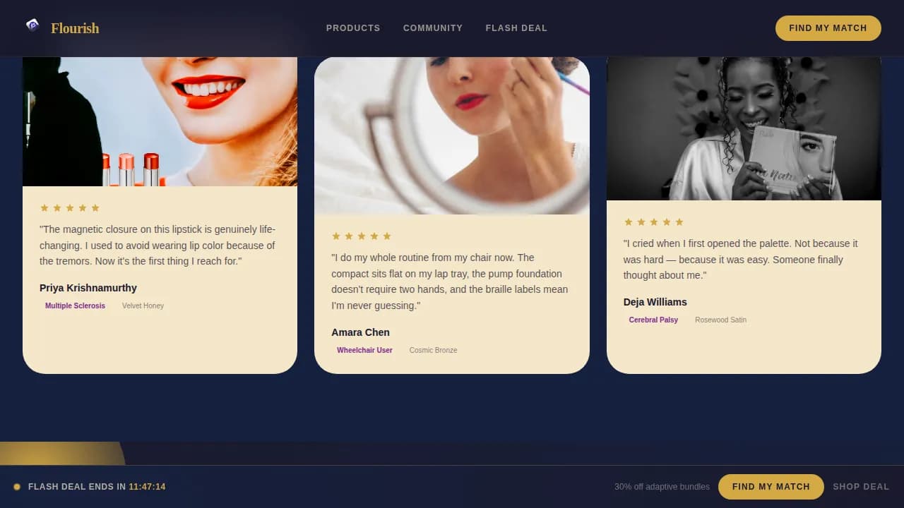 Disability-Owned Pre-Launch Website Template