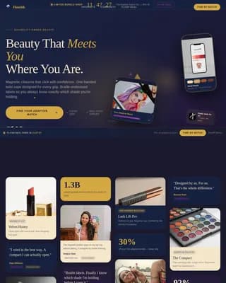 Disability-Owned Pre-Launch Website Template