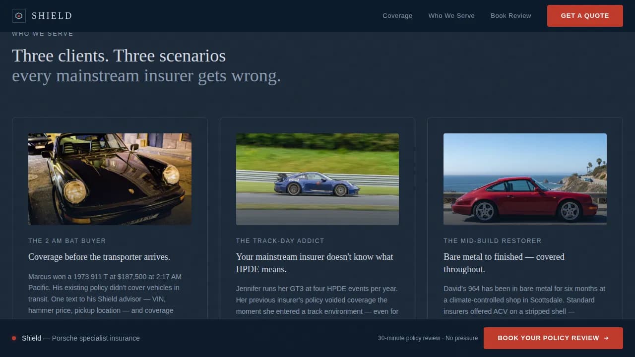 Car Dealership Premium Booking Website Template