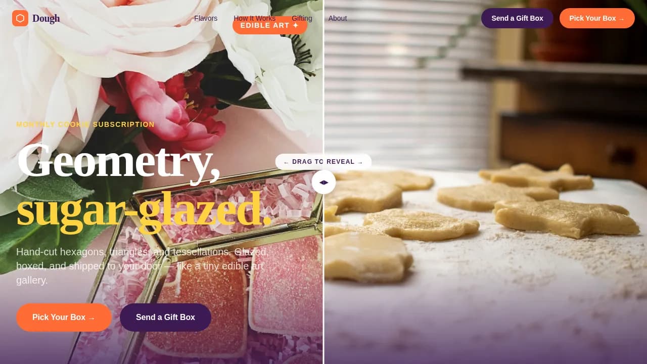 Subscription Box Professional Website Template