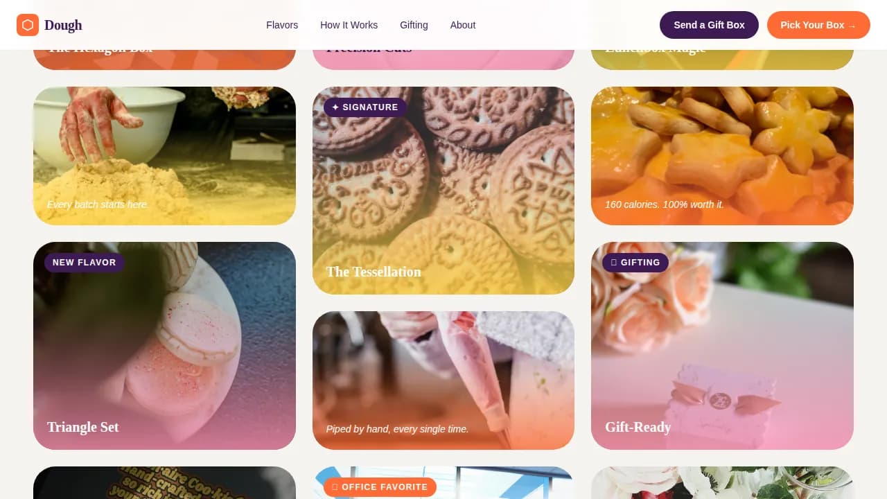 Subscription Box Professional Website Template