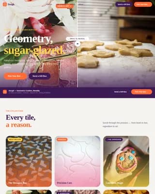 Subscription Box Professional Website Template