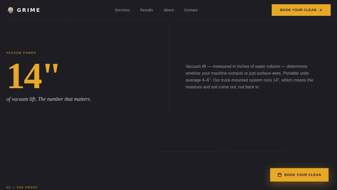 Pristine — Advanced Janitorial Service Landing Page Template