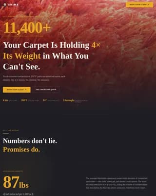 Pristine — Advanced Janitorial Service Landing Page Template