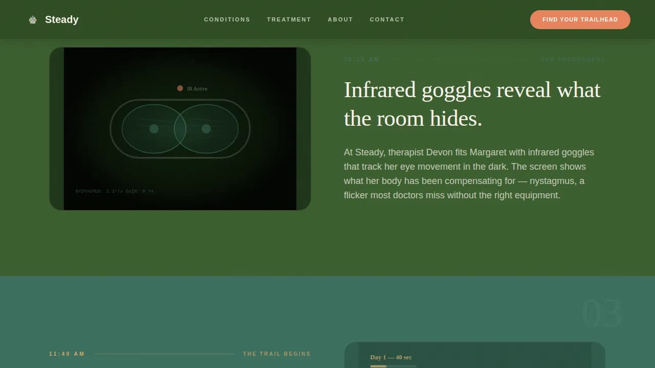 Balance — Therapeutic Vestibular Rehabilitation Landing Page Template