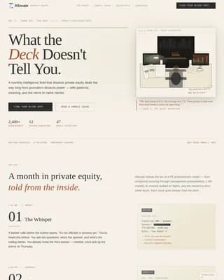 Allocate — Expert Investment Insights Landing Page Template