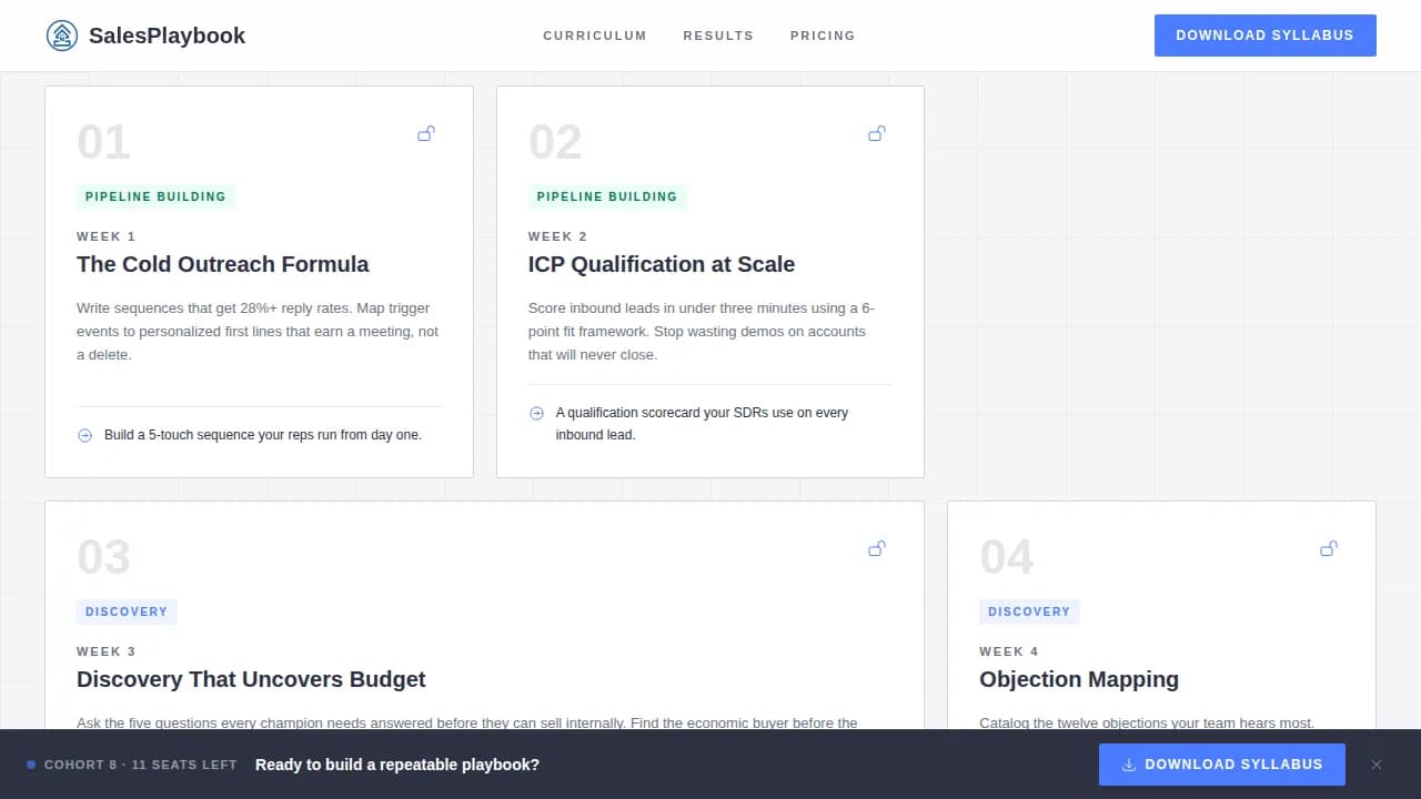 Close — Expert Sales Acceleration Landing Page Template