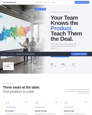 Close — Expert Sales Acceleration Landing Page Template
