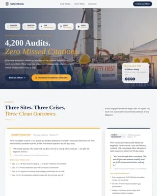 Guardian — Certified Safety Training Landing Page Template