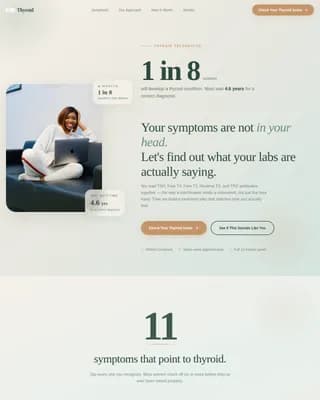 Endocrine — Trusted Telemedicine Diagnostics Landing Page Template