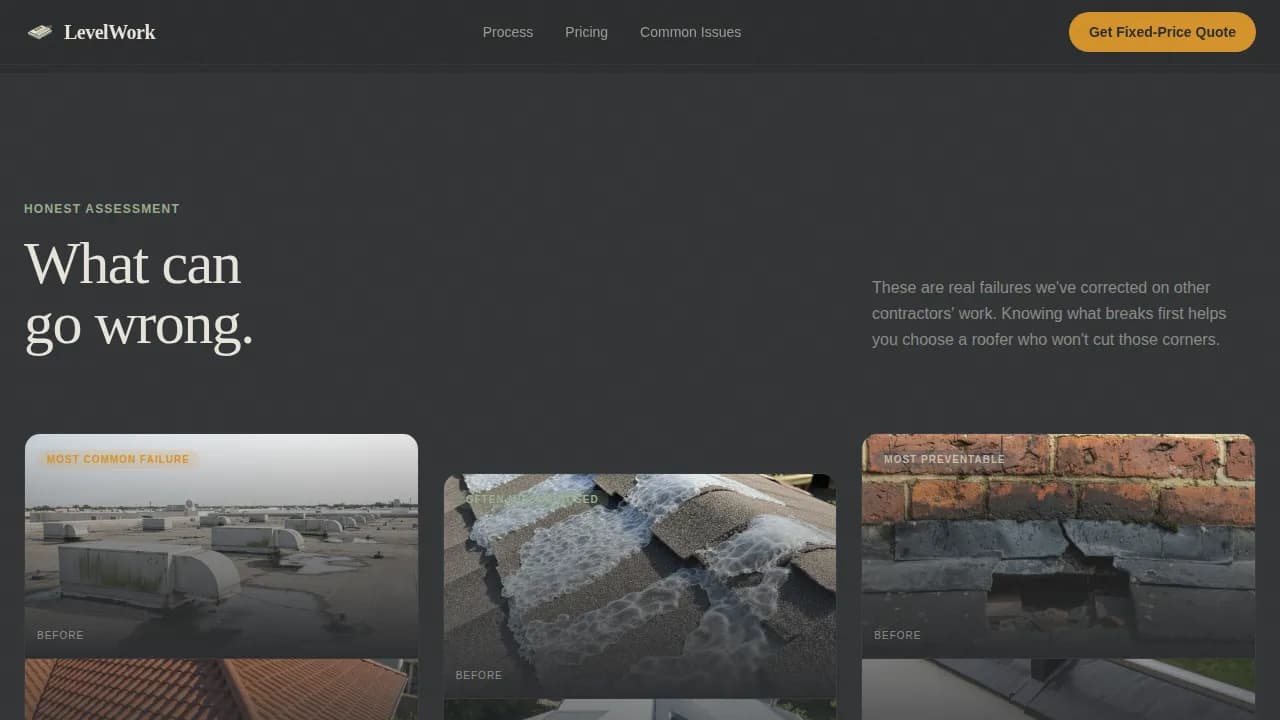 Flat Roof & Membrane Installation Website Template