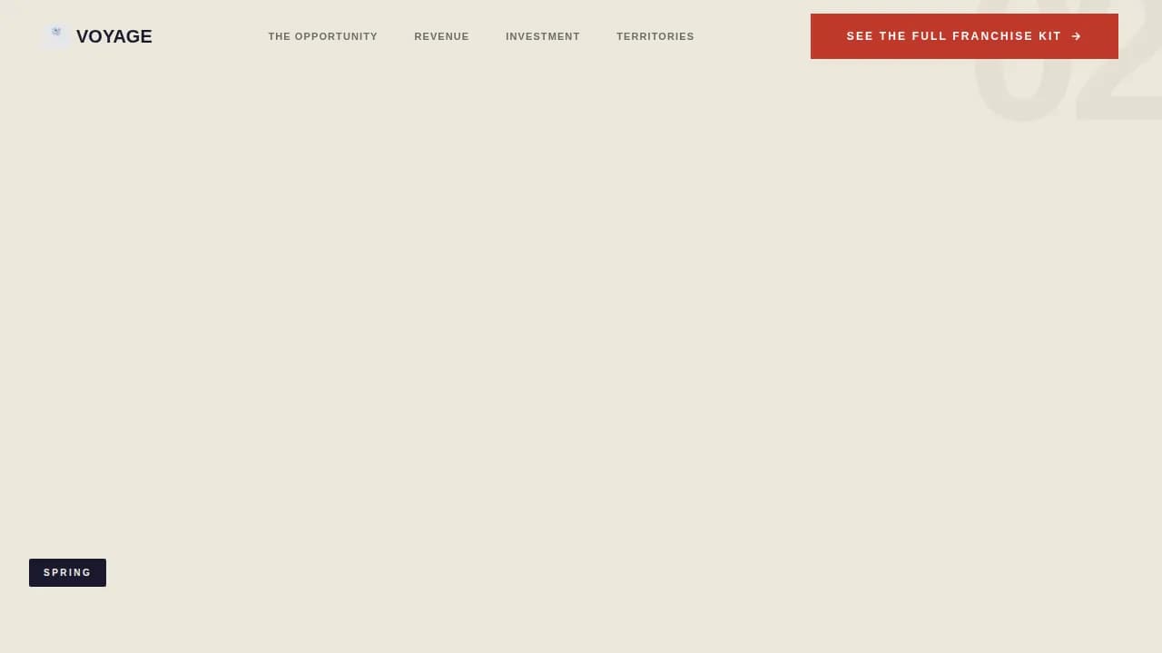 Explorer — Bold Travel Franchise Investing Landing Page Template