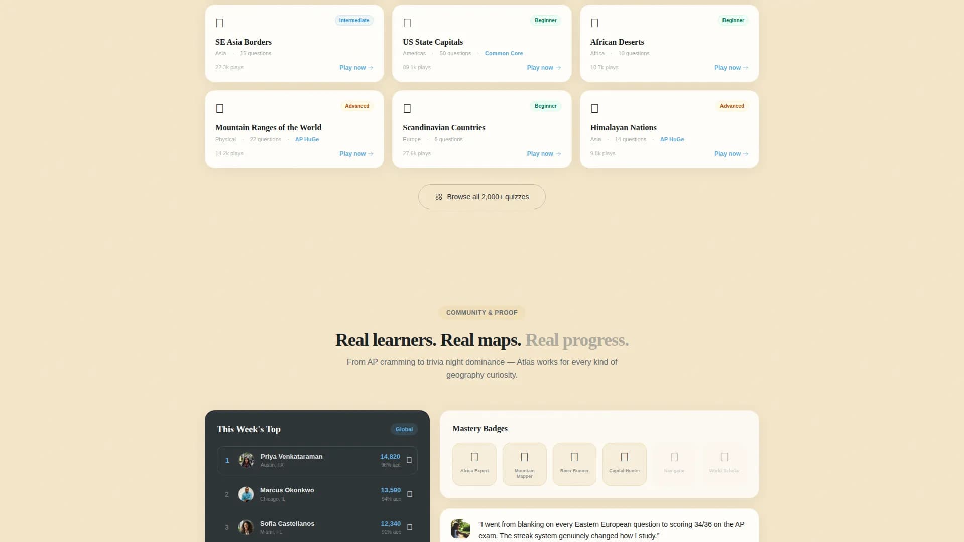 Geography Education Professional Website Template