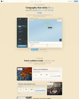 Geography Education Professional Website Template