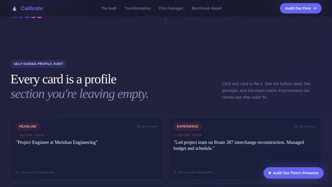 Civil Engineer Profile Pricing Website Template