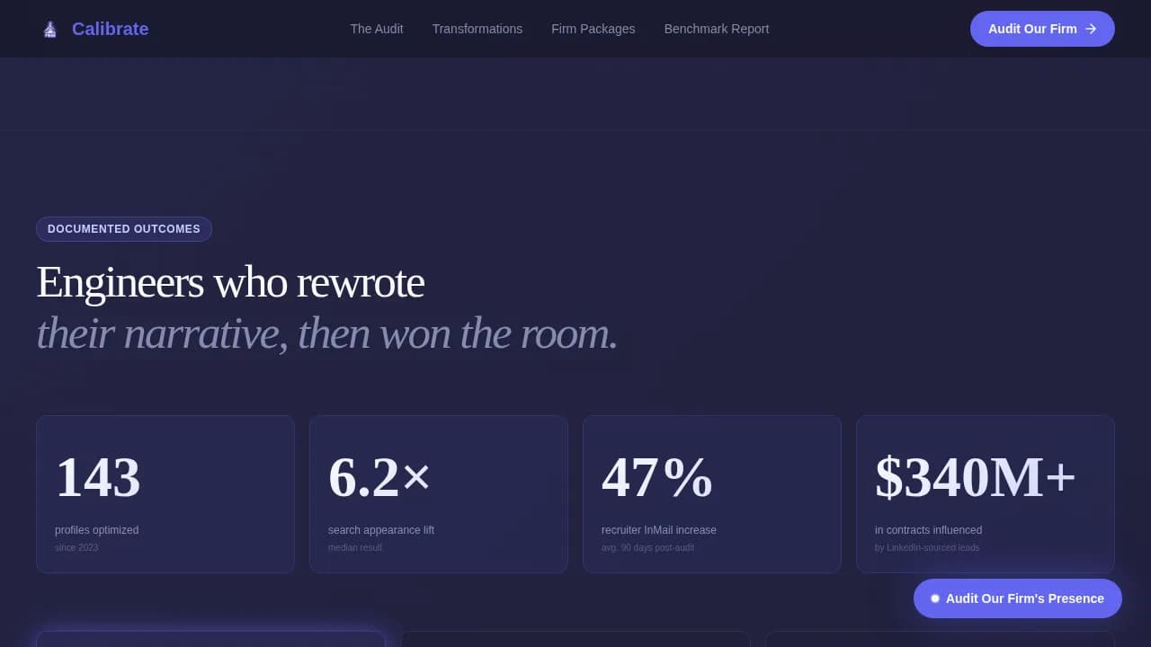 Civil Engineer Profile Pricing Website Template