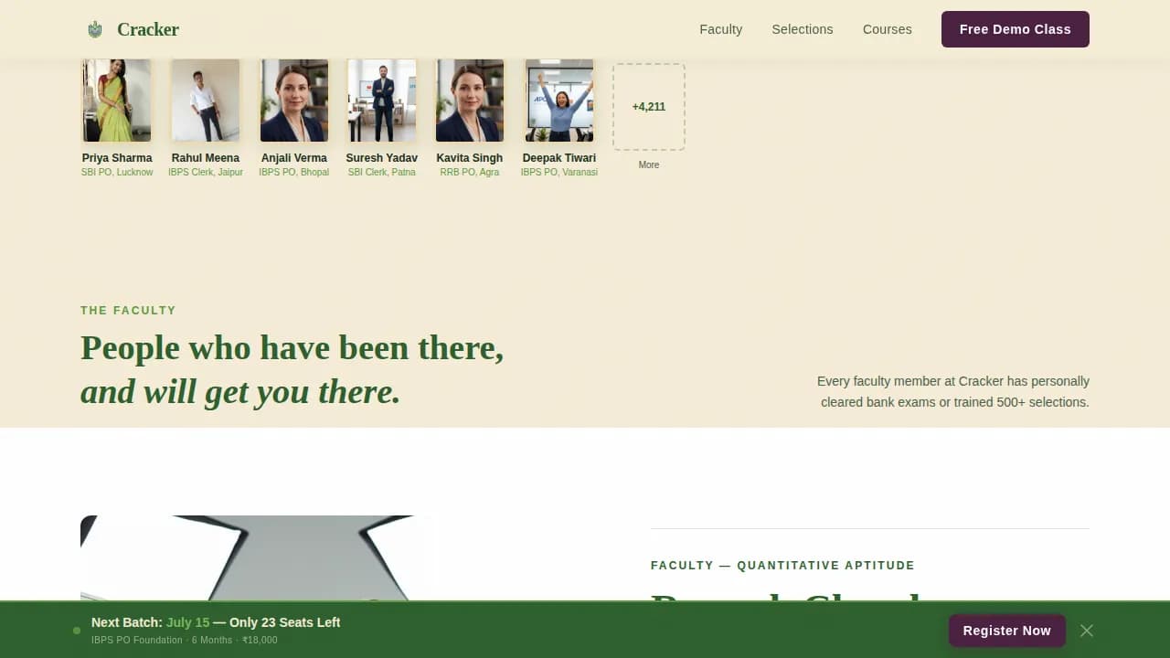 Achieve — Tested Banking Exam Preparation Landing Page Template
