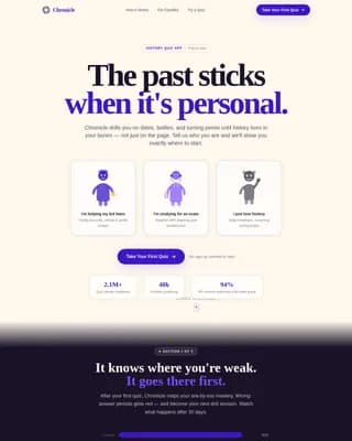 History Education Professional Website Template