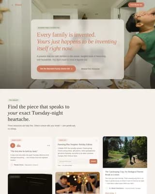 Family Counseling & Support Blog Website Template