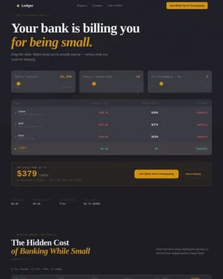 Low Income Finance Pricing Website Template