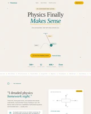 Physics Education Professional Website Template