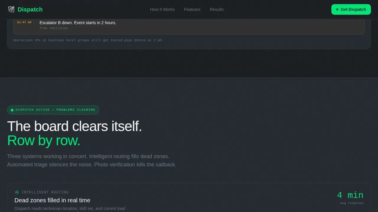 Accelerate — Live Mobile Service Operations Landing Page Template