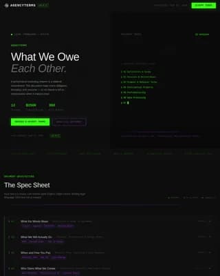 Marketing Agency Privacy Policy Website Template