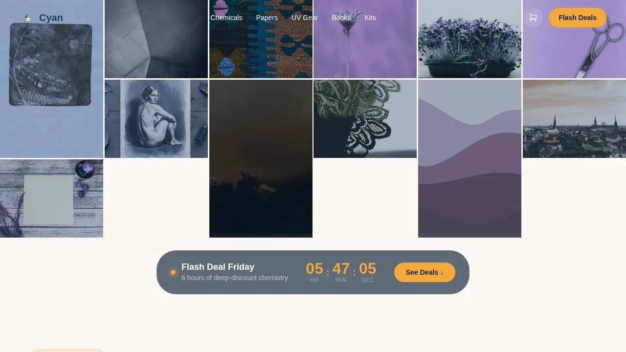 Hobby & Passion Supplies Blog Website Template