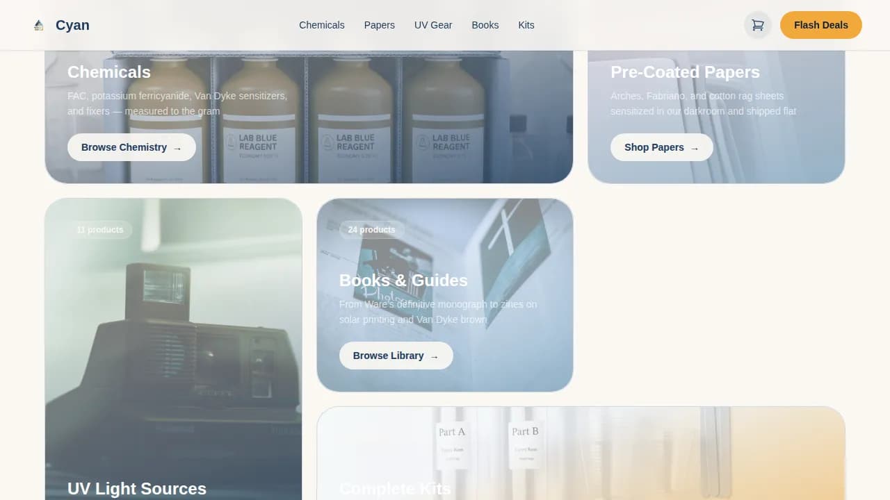 Hobby & Passion Supplies Blog Website Template