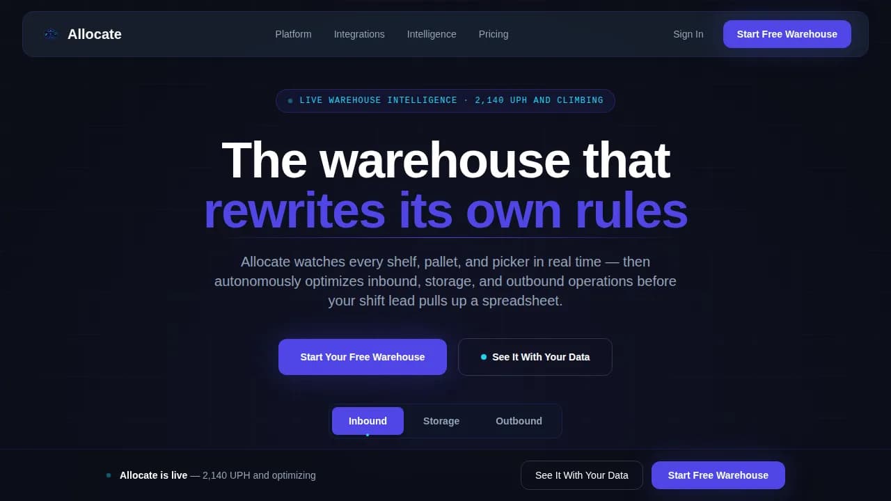 AI-Powered Enterprise Software Professional Website Template