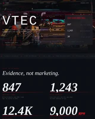 Revved — Elite Automotive Enthusiast Landing Page Template