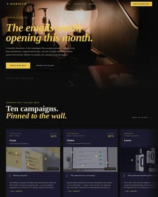 Email Marketing Newsletter Blog Website Template