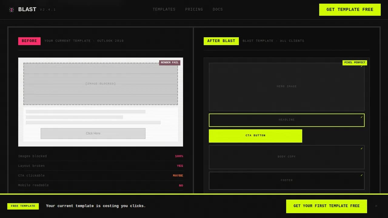 SaaS B2B Digital Presence Cost Calculator Website Template
