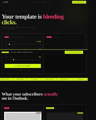 SaaS B2B Digital Presence Cost Calculator Website Template