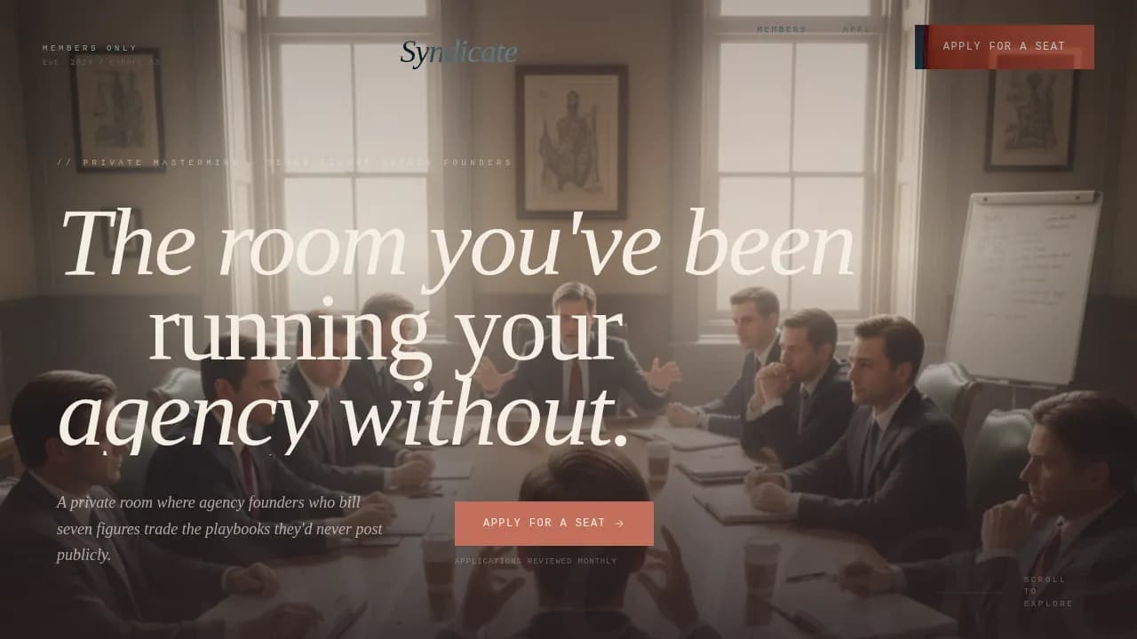 Accelerate — Premium Agency Growth Landing Page Template