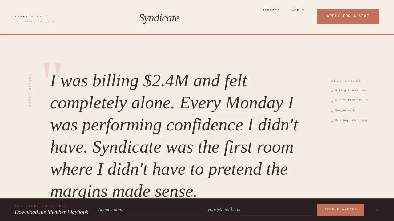 Accelerate — Premium Agency Growth Landing Page Template