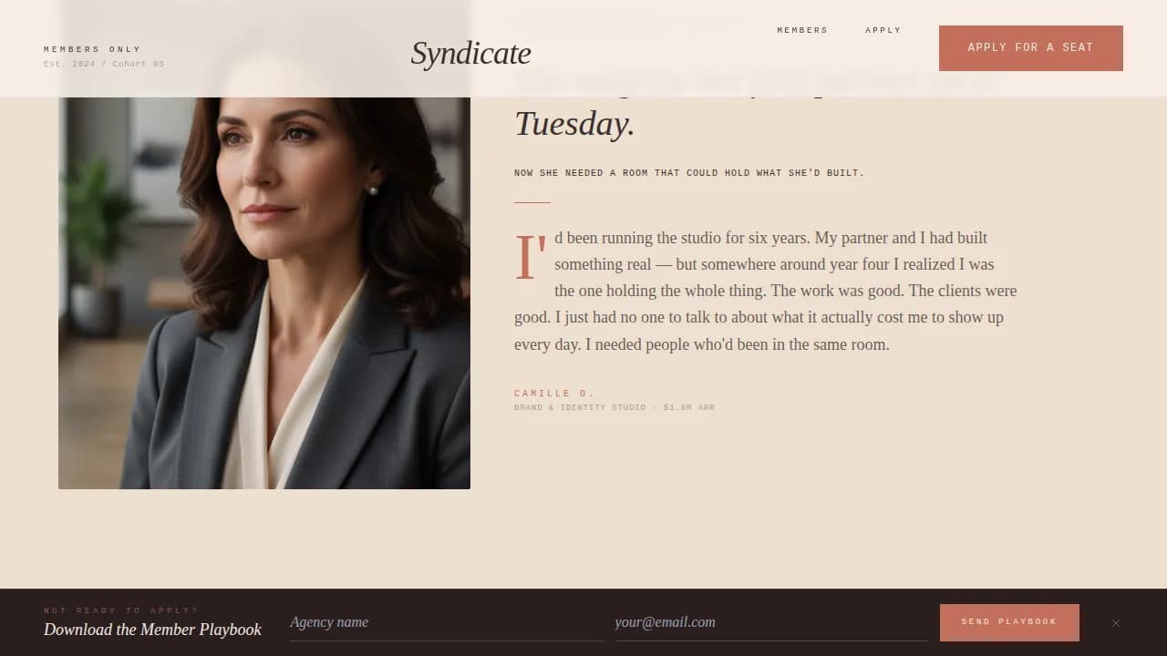 Accelerate — Premium Agency Growth Landing Page Template