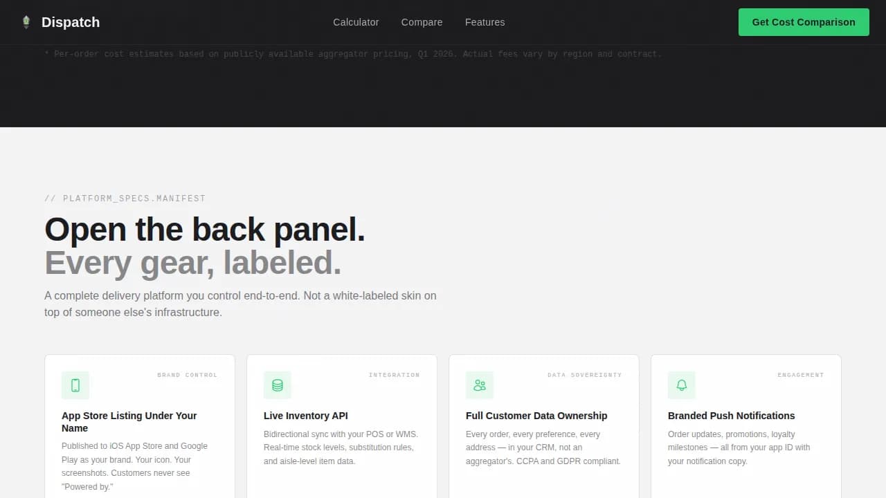 Deliver — Instant Grocery Marketplace Landing Page Template