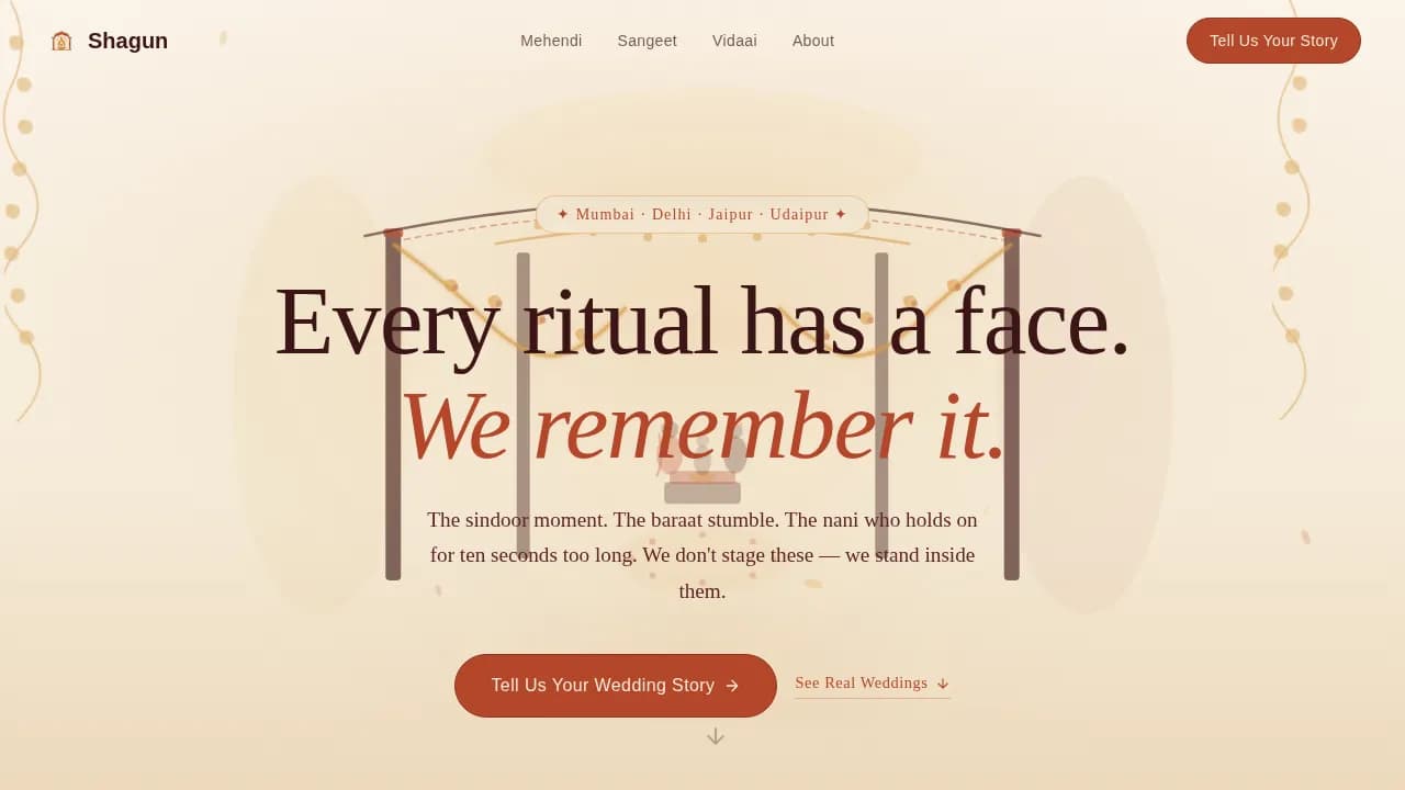 Moments — Timeless Wedding Photography Landing Page Template
