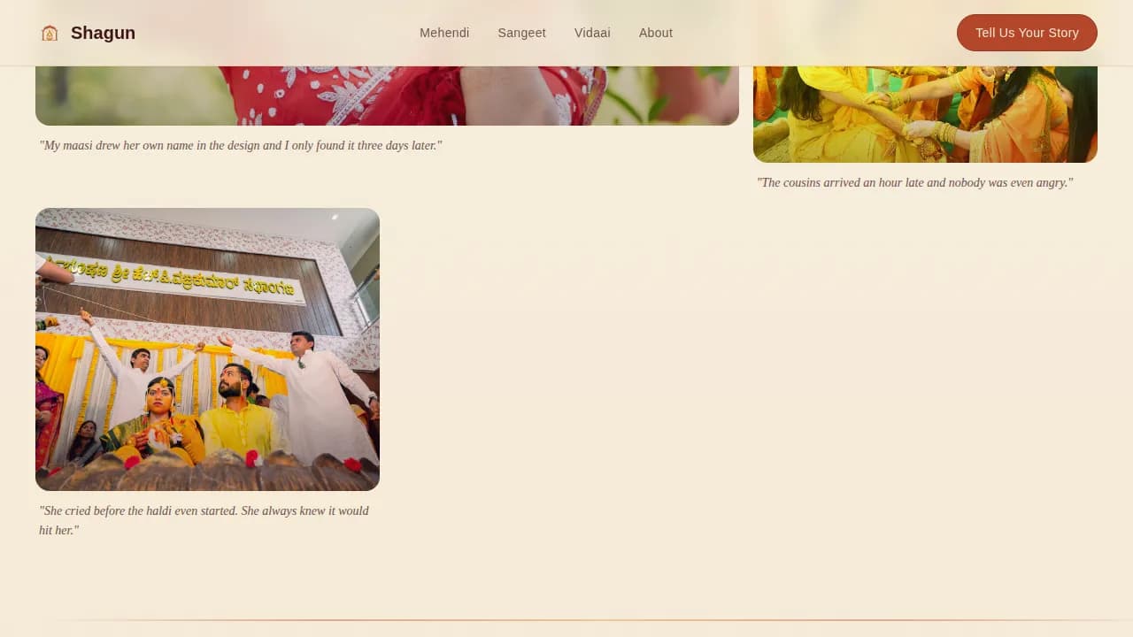 Moments — Timeless Wedding Photography Landing Page Template