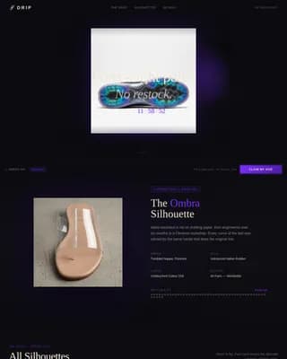 Kicks — Exclusive Streetwear Footwear Landing Page Template