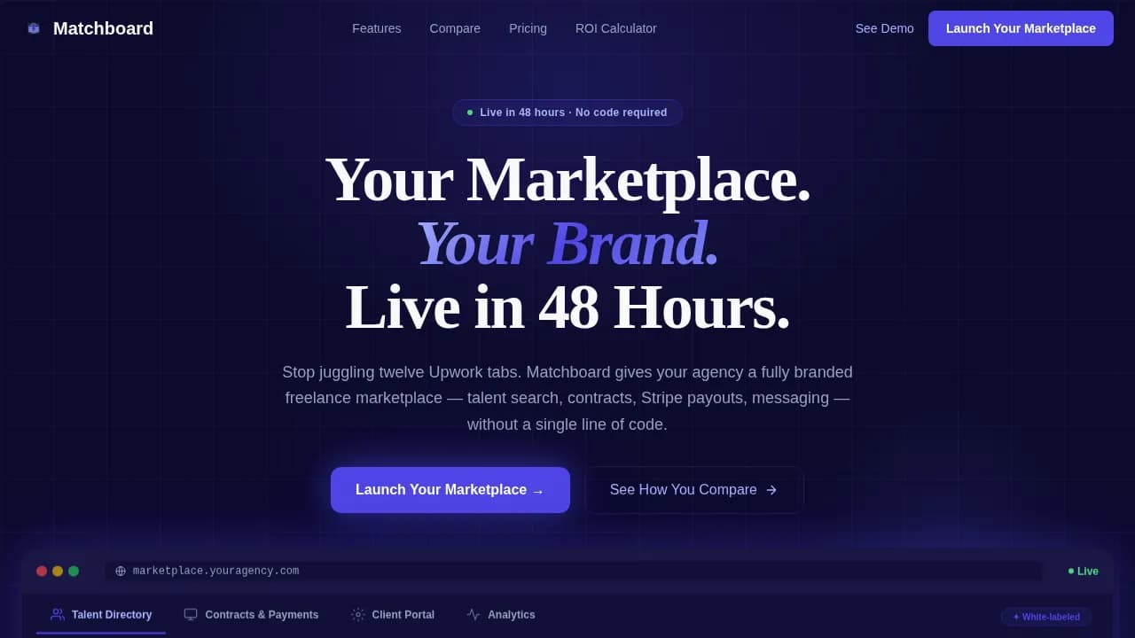 Connect — Instant Freelance Network Landing Page Template