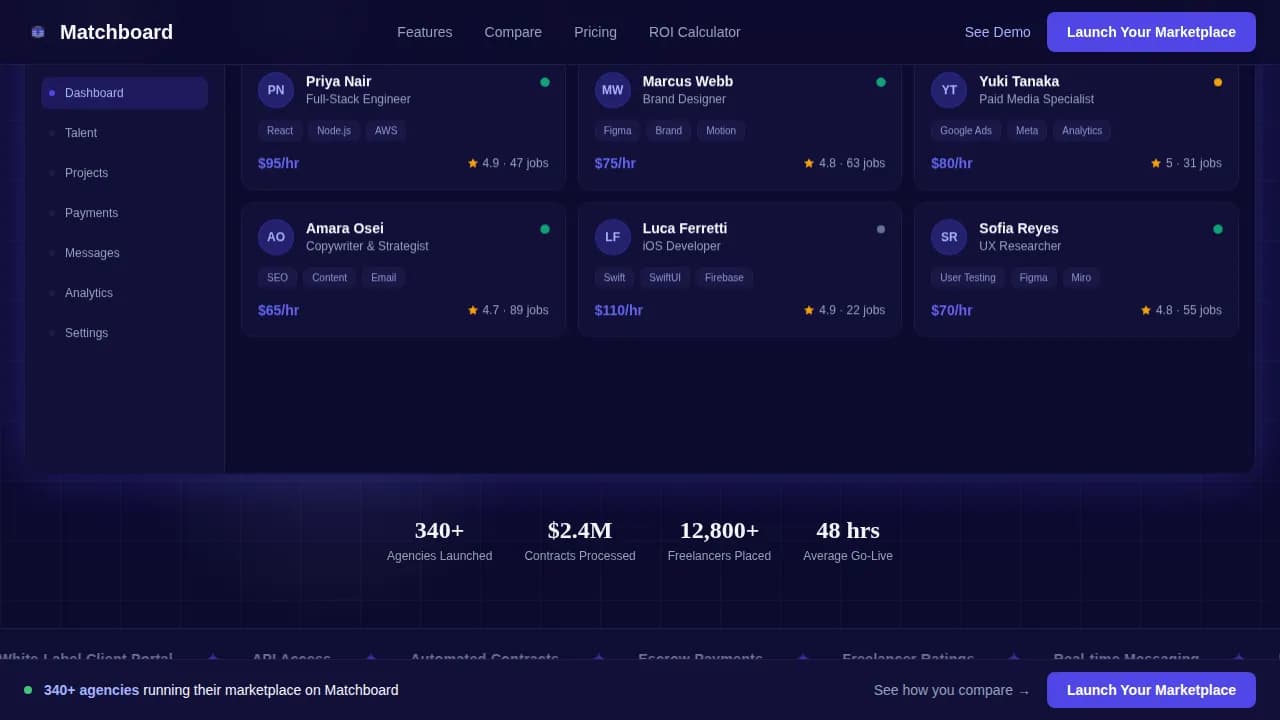 Connect — Instant Freelance Network Landing Page Template