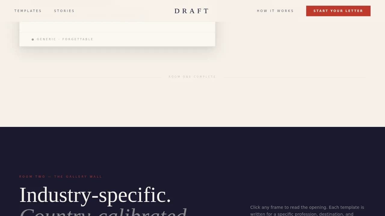 Profile — Elite International Recruitment Landing Page Template