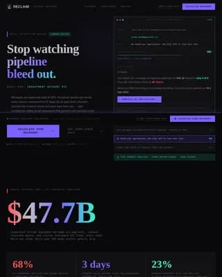 Restore — Bold FinTech Recovery Landing Page Template
