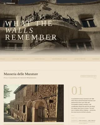 Mediterranean Architecture Professional Website Template