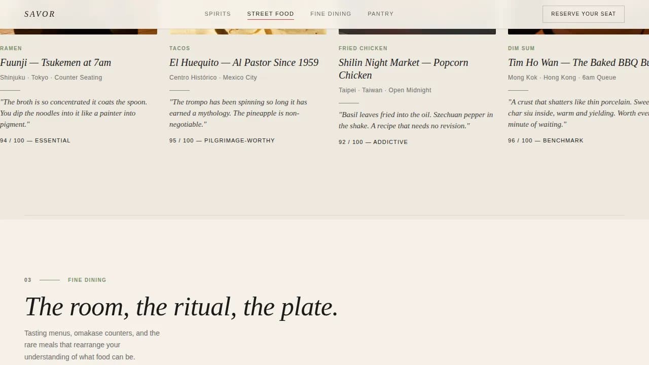 Food & Beverage Blog & Media Pre-Launch Website Template
