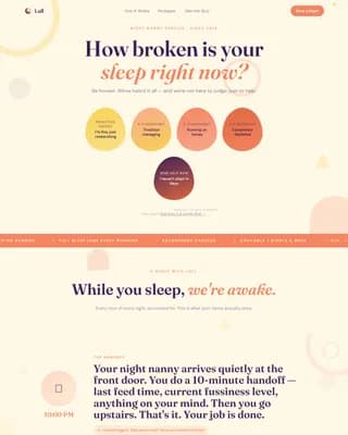 Nanny & Au Pair Booking Website Template
