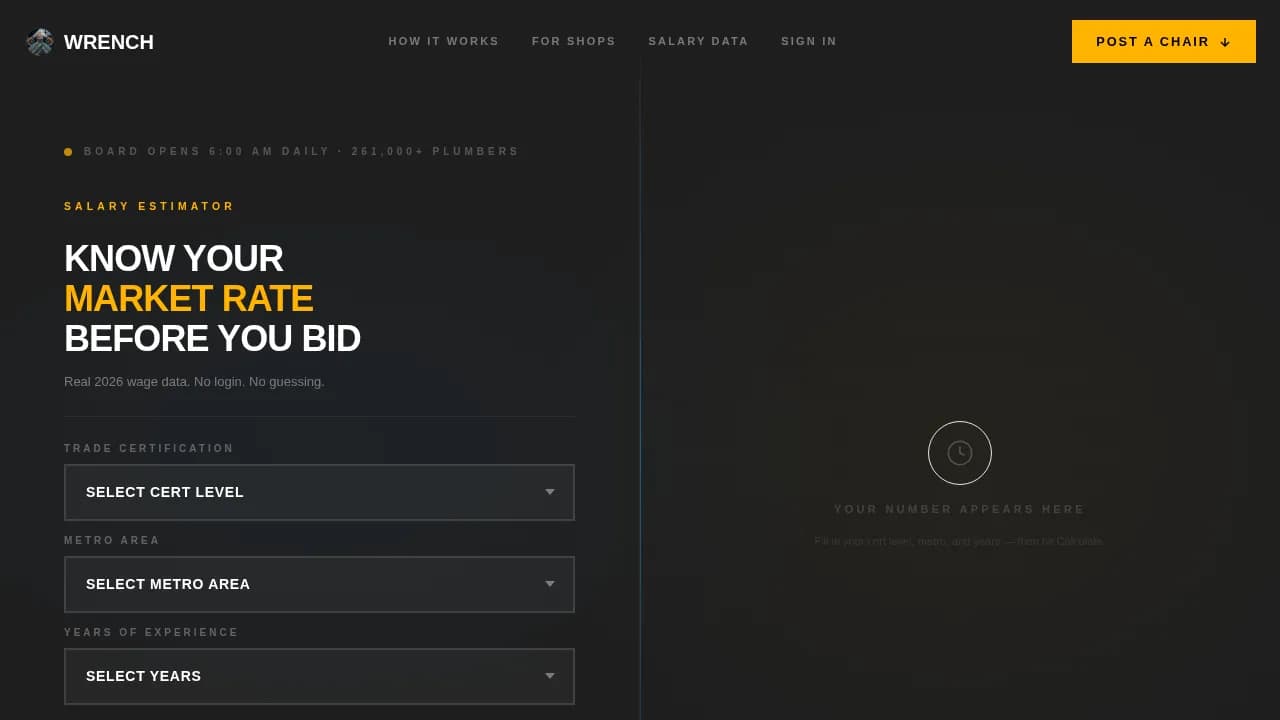 Flow — Modern Plumbing Marketplace Landing Page Template